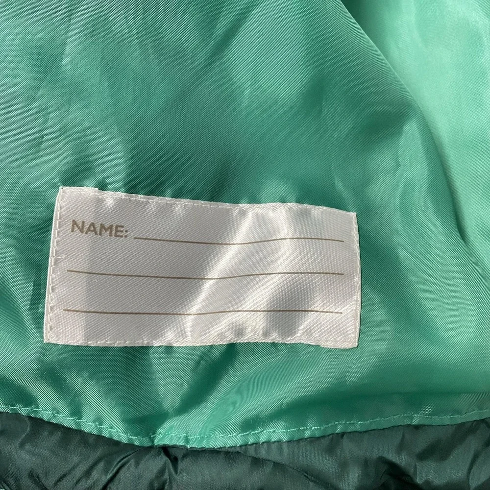 Falls Creek Jacket Girls‎ XL Green Quilted Full Zip Lightweight Insulated Puffer